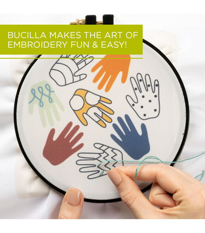 Bucilla 6 Creative Hands Embroidery Kit