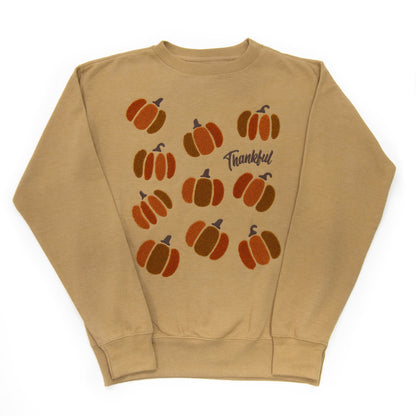 Embellished Thankful Sweatshirt