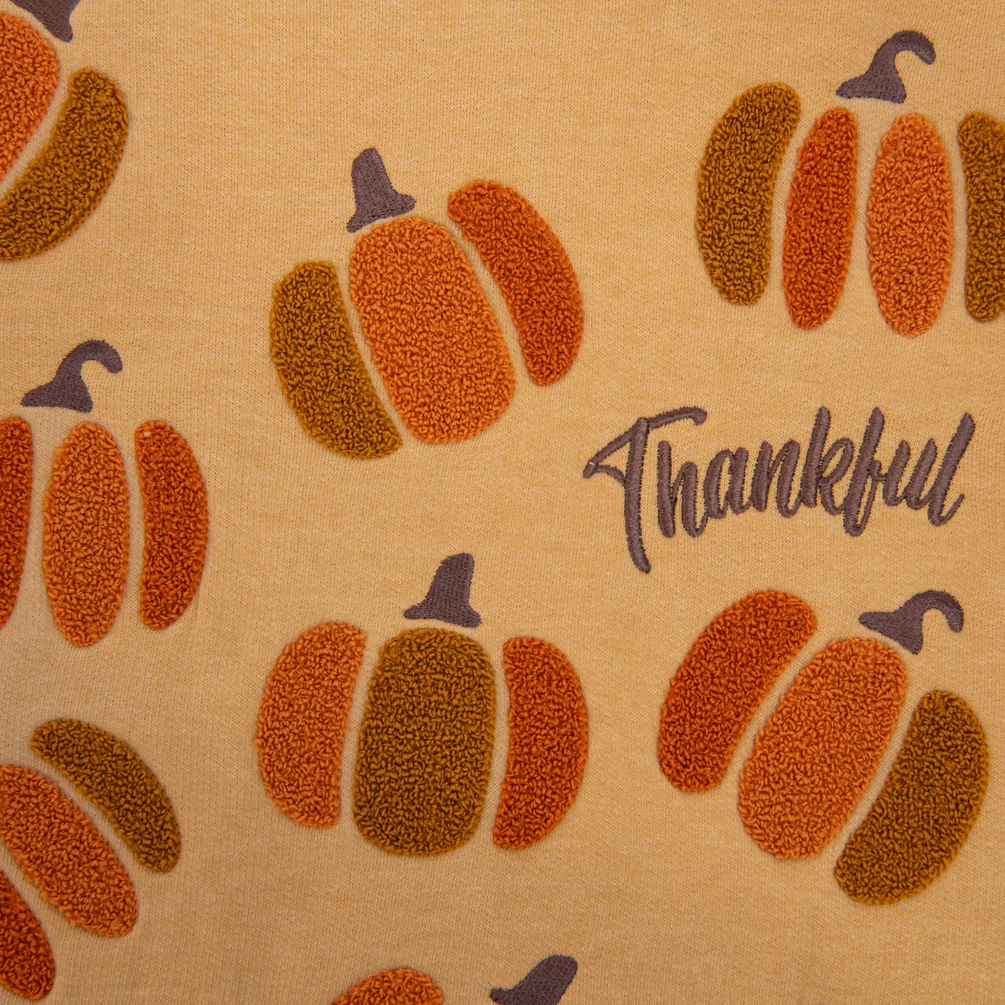 Embellished Thankful Sweatshirt