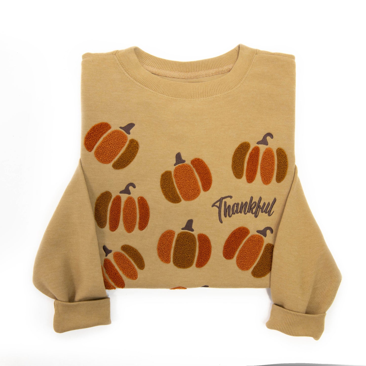 Embellished Thankful Sweatshirt
