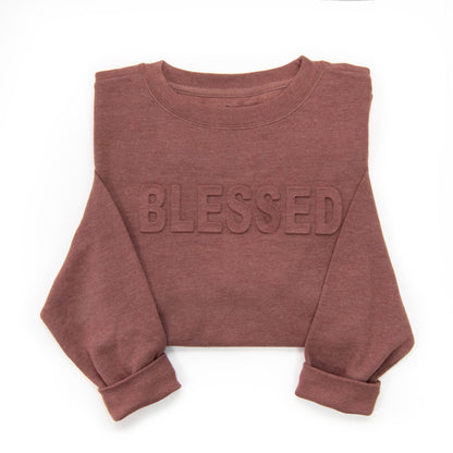 Embellished Blessed Sweatshirt