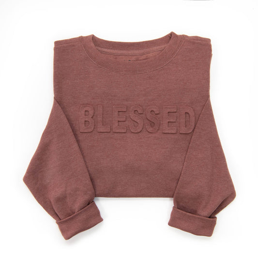 Embellished Blessed Sweatshirt