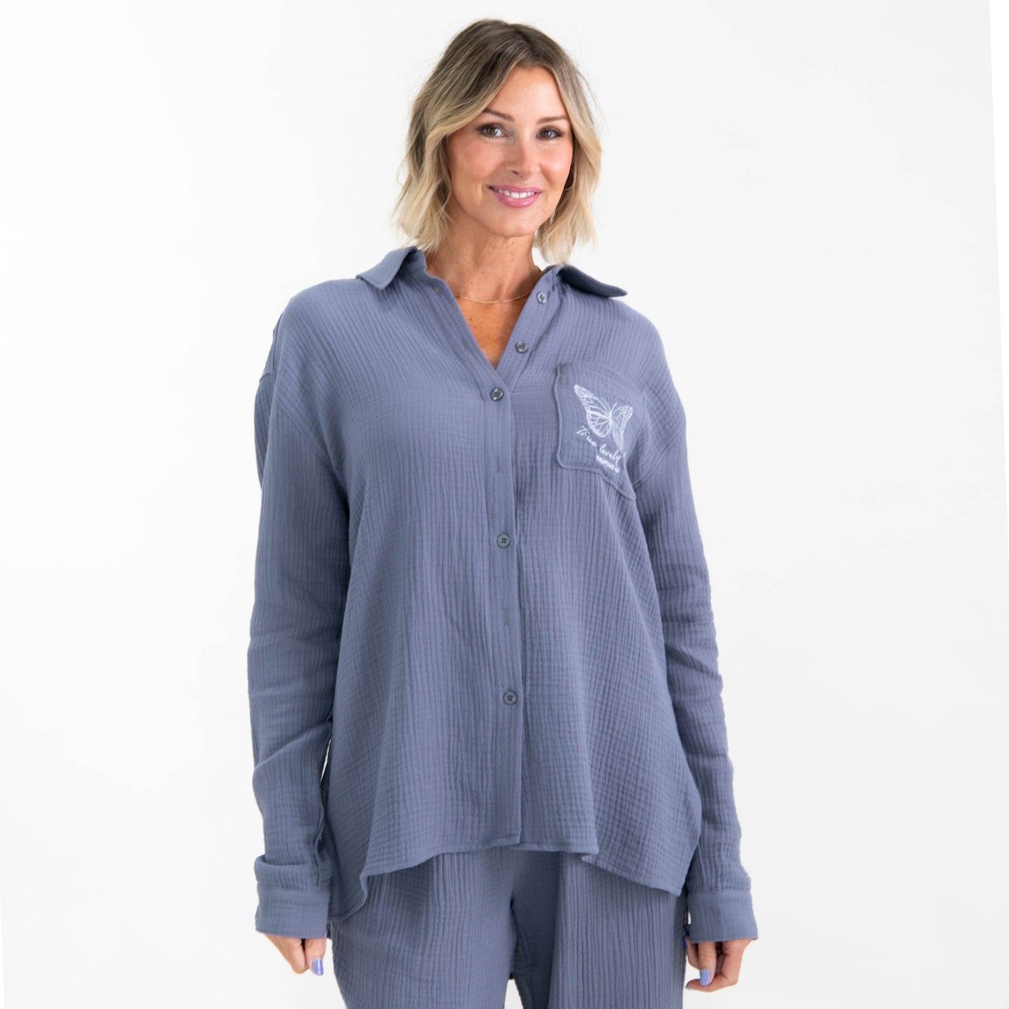 True Lovely Pure Cotton Gauze Shirt