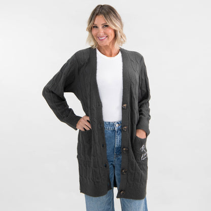 Be Still and Know Cable Knit Cardigan