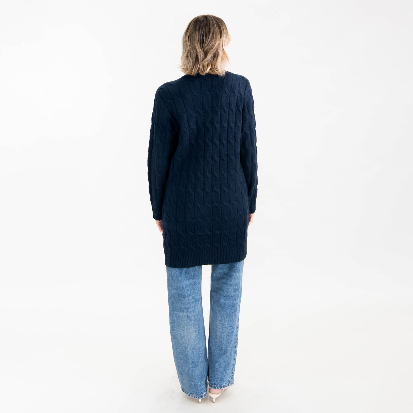 Walk By Faith Cable Knit Cardigan