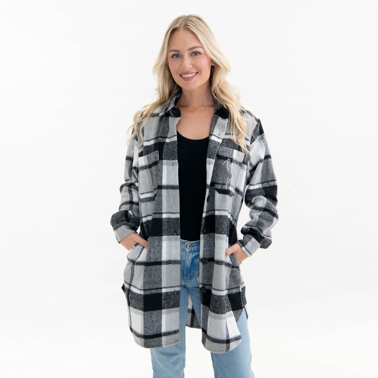 Be Still and Know Plaid Shacket