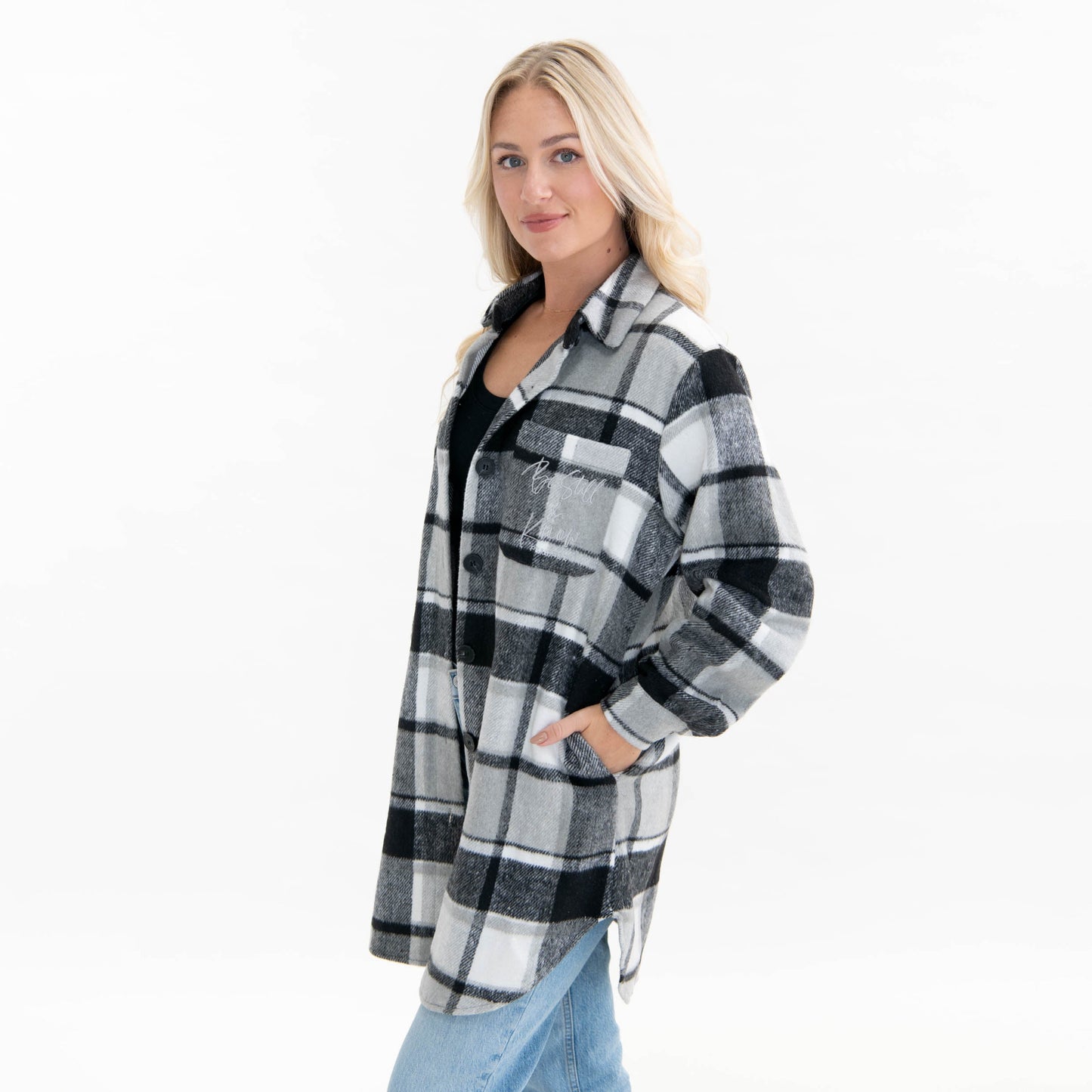 Be Still and Know Plaid Shacket
