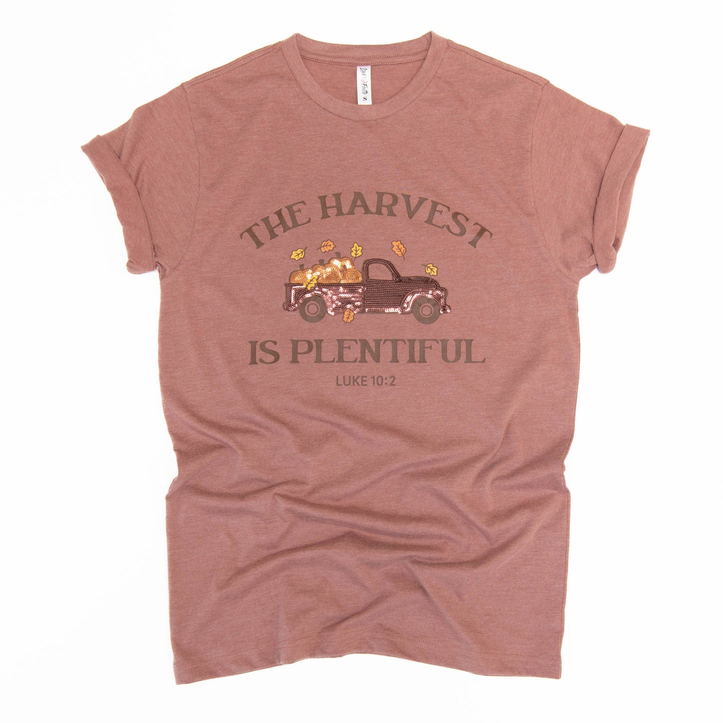The Harvest is Plentiful Sequin Tee