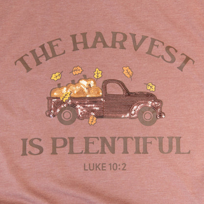 The Harvest is Plentiful Sequin Tee