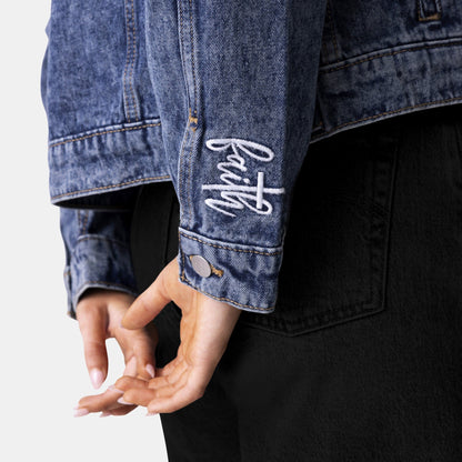 Vintage Washed Faith Denim Jacket