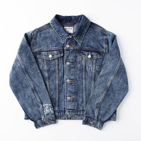 Vintage Washed Faith Denim Jacket