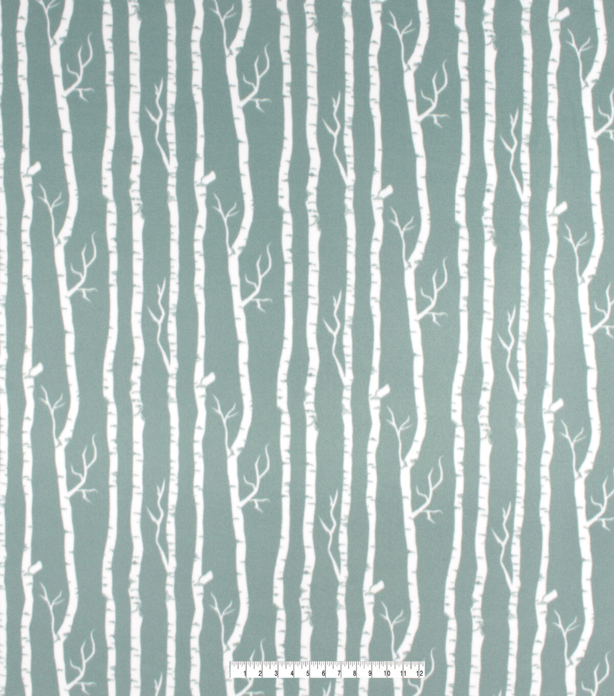 Birch Blizzard Prints Fleece Fabric
