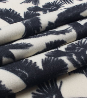 Black Crows Blizzard Fleece Fabric