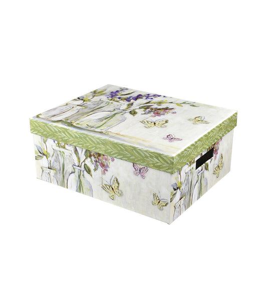 14 Meadowbrook Rectangle Box With Cutout Handles by Place   Time