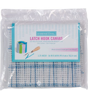 Dimensions 3.7  Latch Hook Canvas