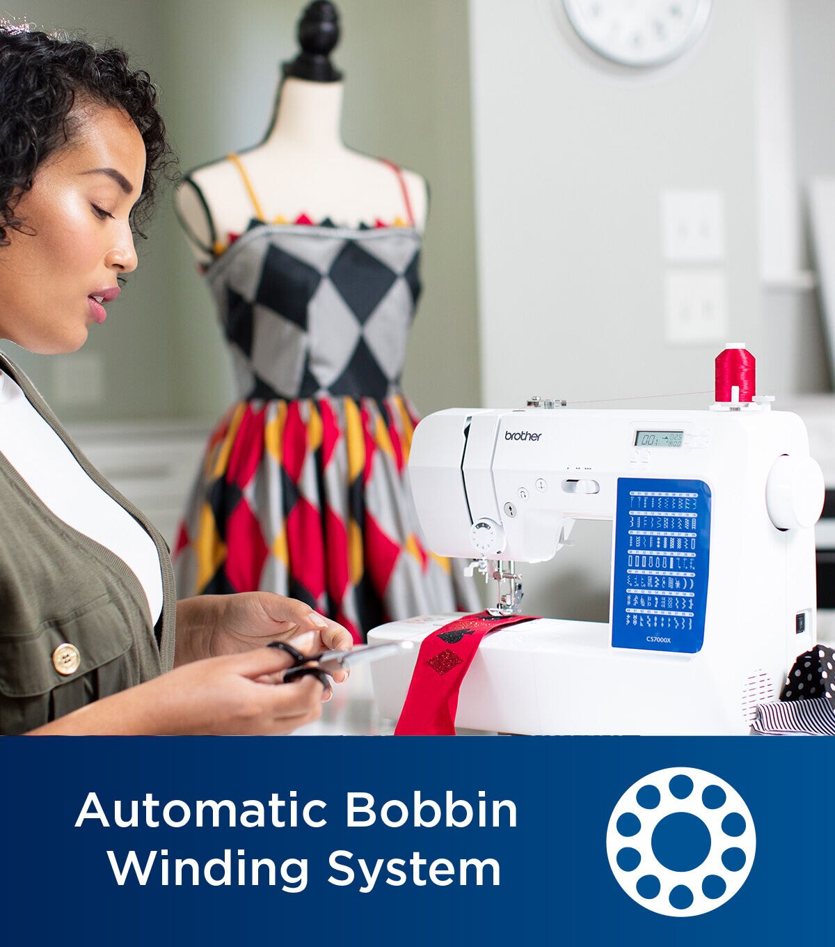 Brother CS7000X Computerized Sewing   Quilting Machine