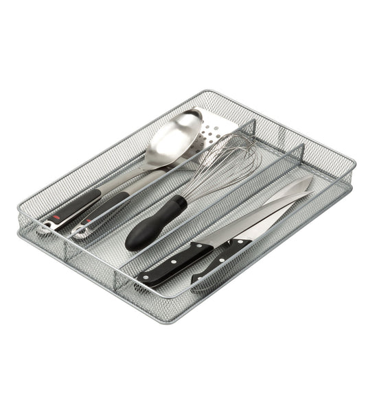 Honey Can Do 16  x 11  3 Compartment Mesh Drawer Organizer