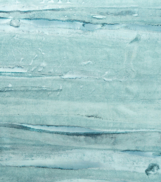 Blue Textured Tonal Batik Metallic Cotton Fabric