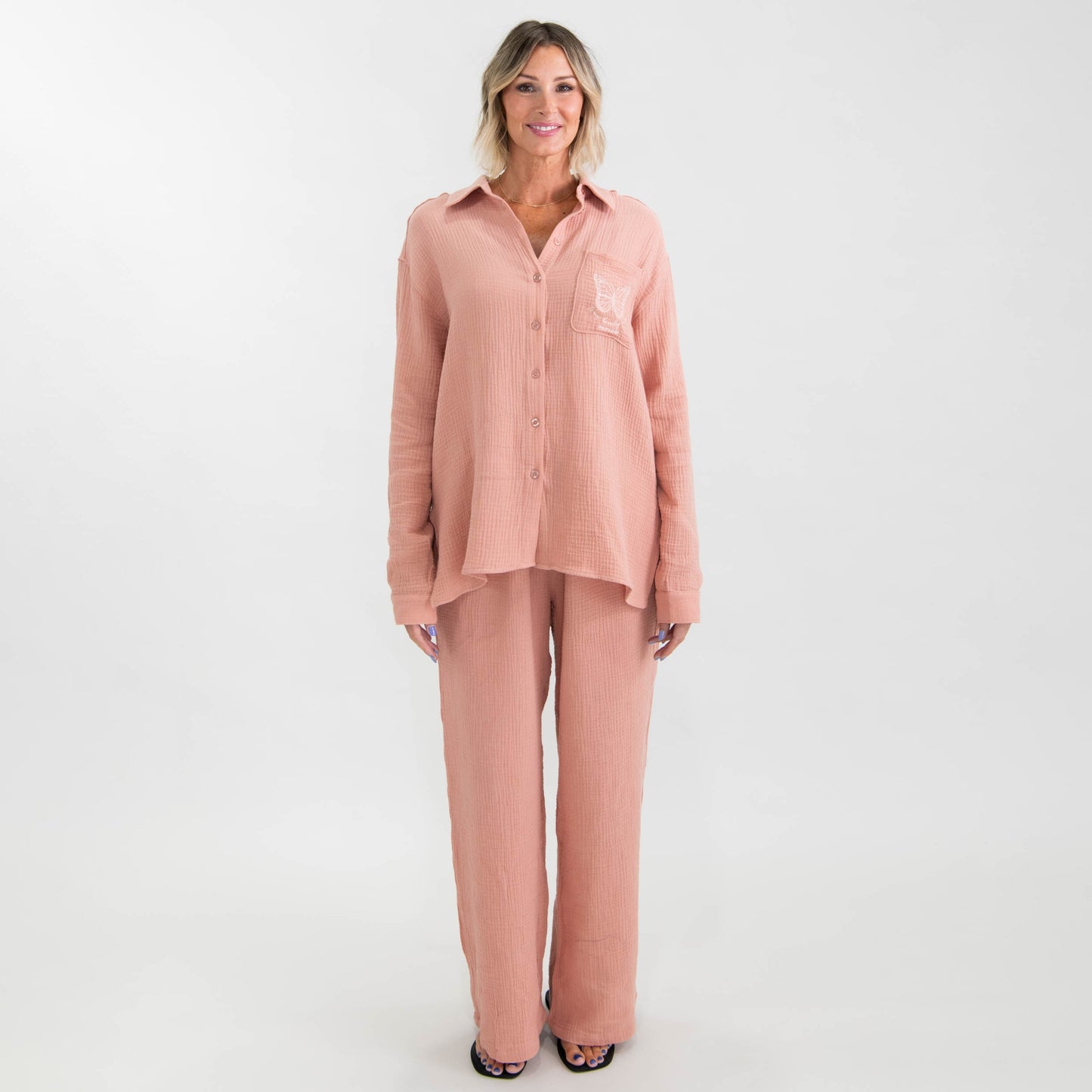 Wonderfully Made Cotton Gauze Pants