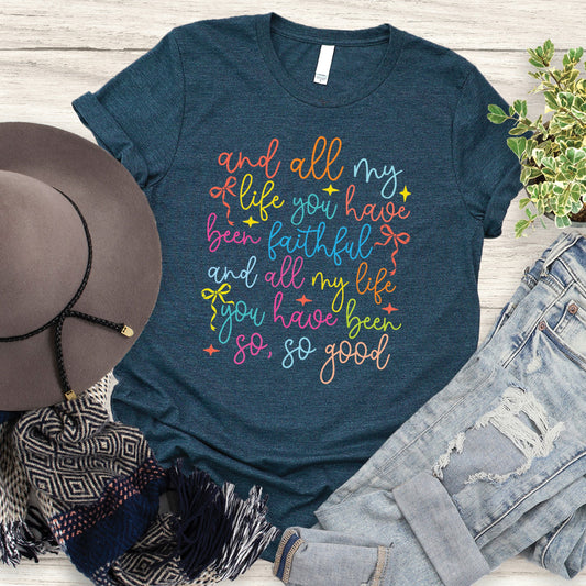 All My Life Tee - Heather Atlantic - 20