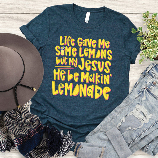 Lemonade Tee - Heather Atlantic - 20