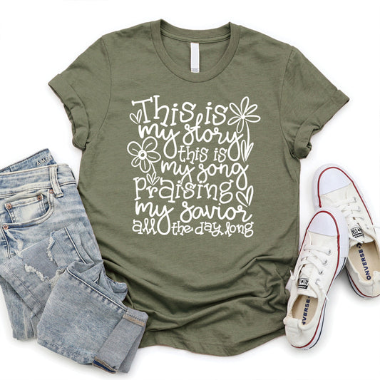 This is My Story Tee - Heather Basil - 20