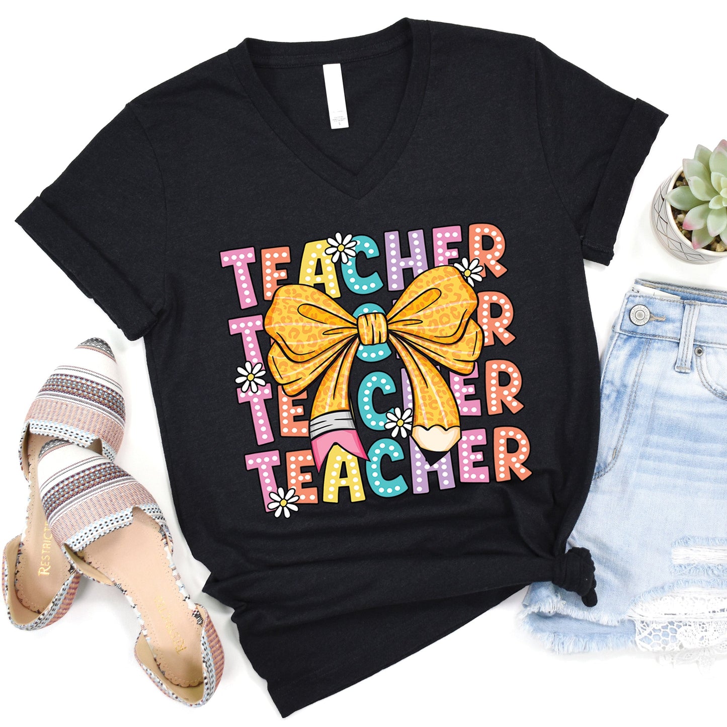 Teacher V-Neck