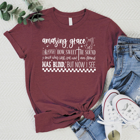 Amazing Grace Tee - Heather Cinnamon - 20