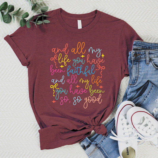 All My Life Tee - Heather Cinnamon - 20