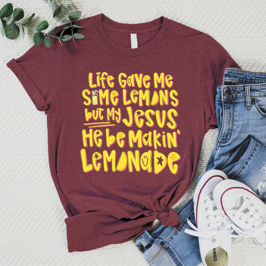 Lemonade Tee - Heather Cinnamon - 20
