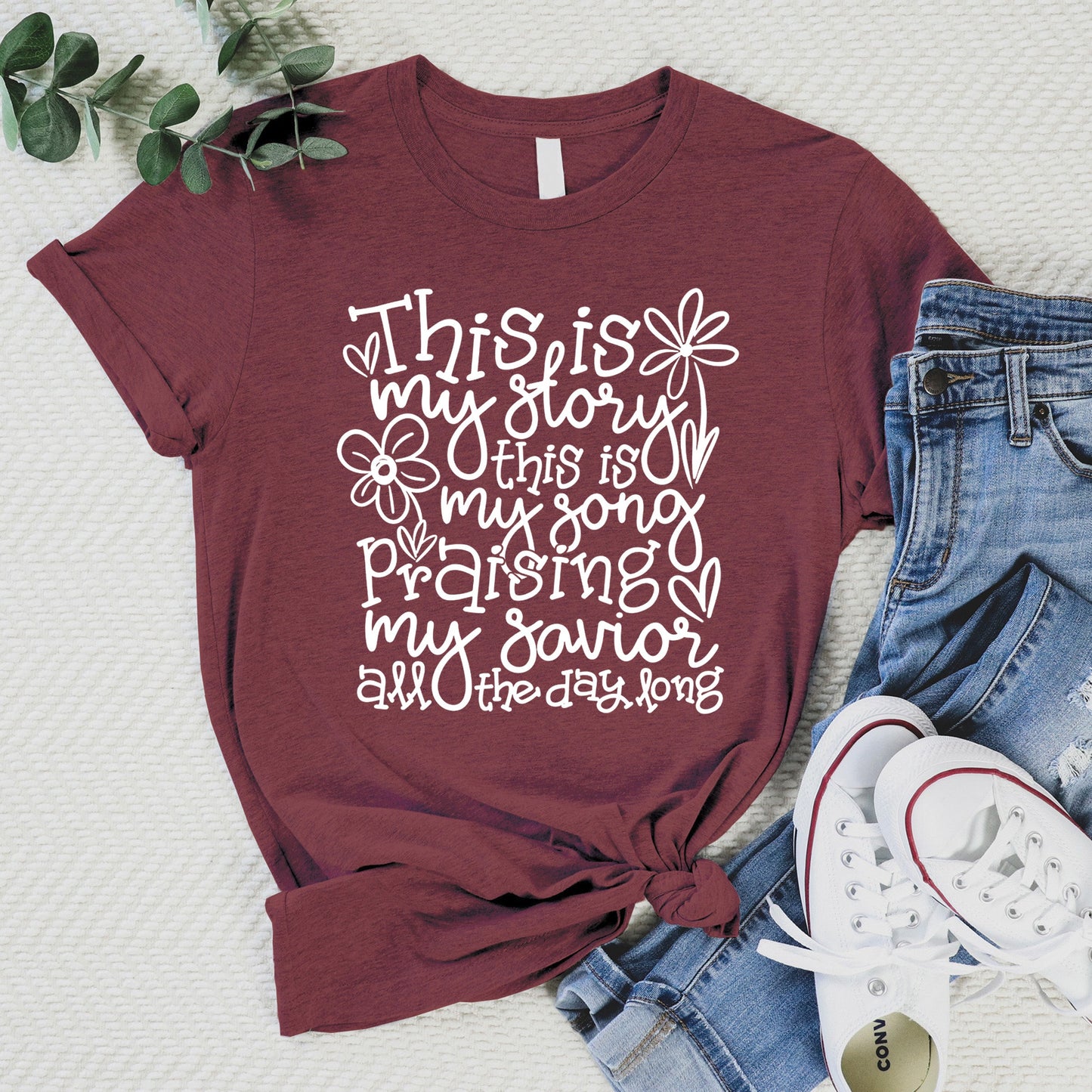 This is My Story Tee - Heather Cinnamon - 20