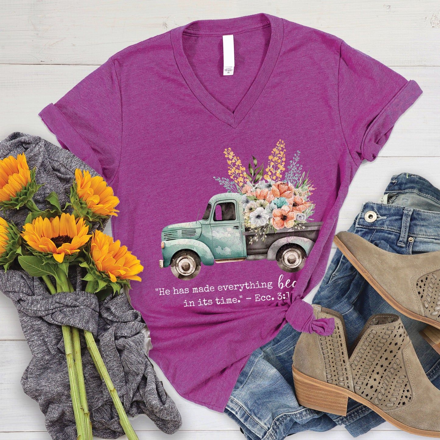 Beautiful In It's Time V-Neck