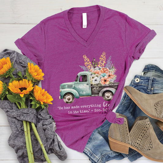 Beautiful In It's Time V-Neck