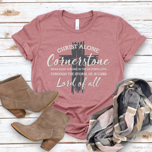 Cornerstone Tee - Heather Mauve - 20