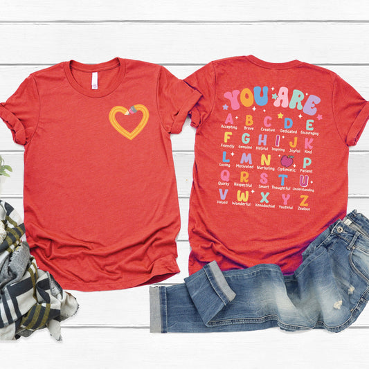 You Are Pencil Heart Tee