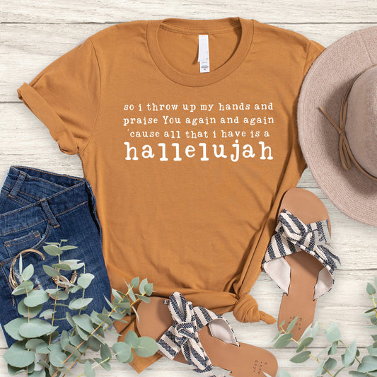 Hallelujah Tee - Heather Toast - 20