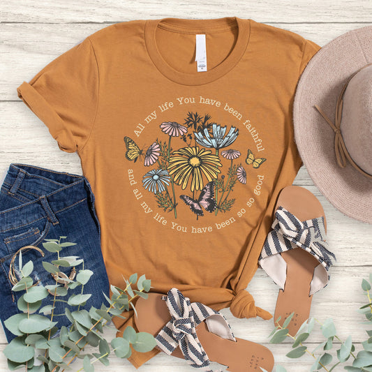 You Have Been Faithful Tee - Heather Toast - 20