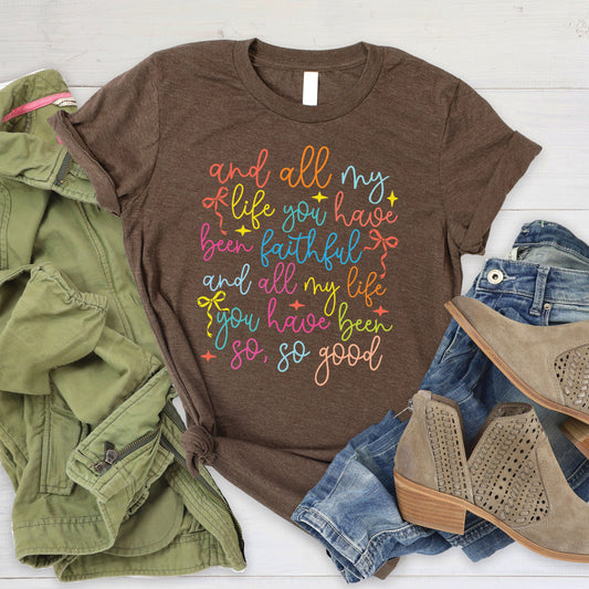 All My Life Tee - Heather Brown - 20