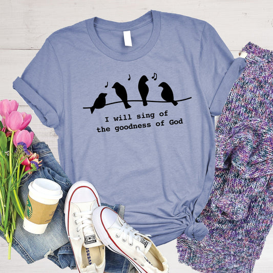 Goodness of God Tee - Heather Lavender Blue - 20