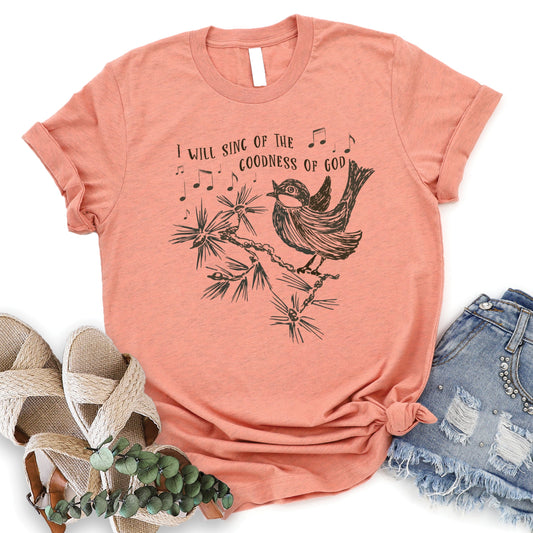 Goodness of God Tee - Heather Sunset - 20