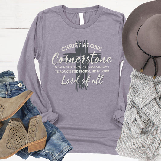 Cornerstone Long Sleeve - Heather Storm - 20