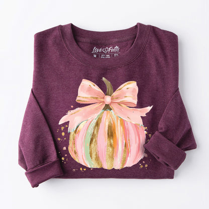 Pink Pumpkin Sweatshirt