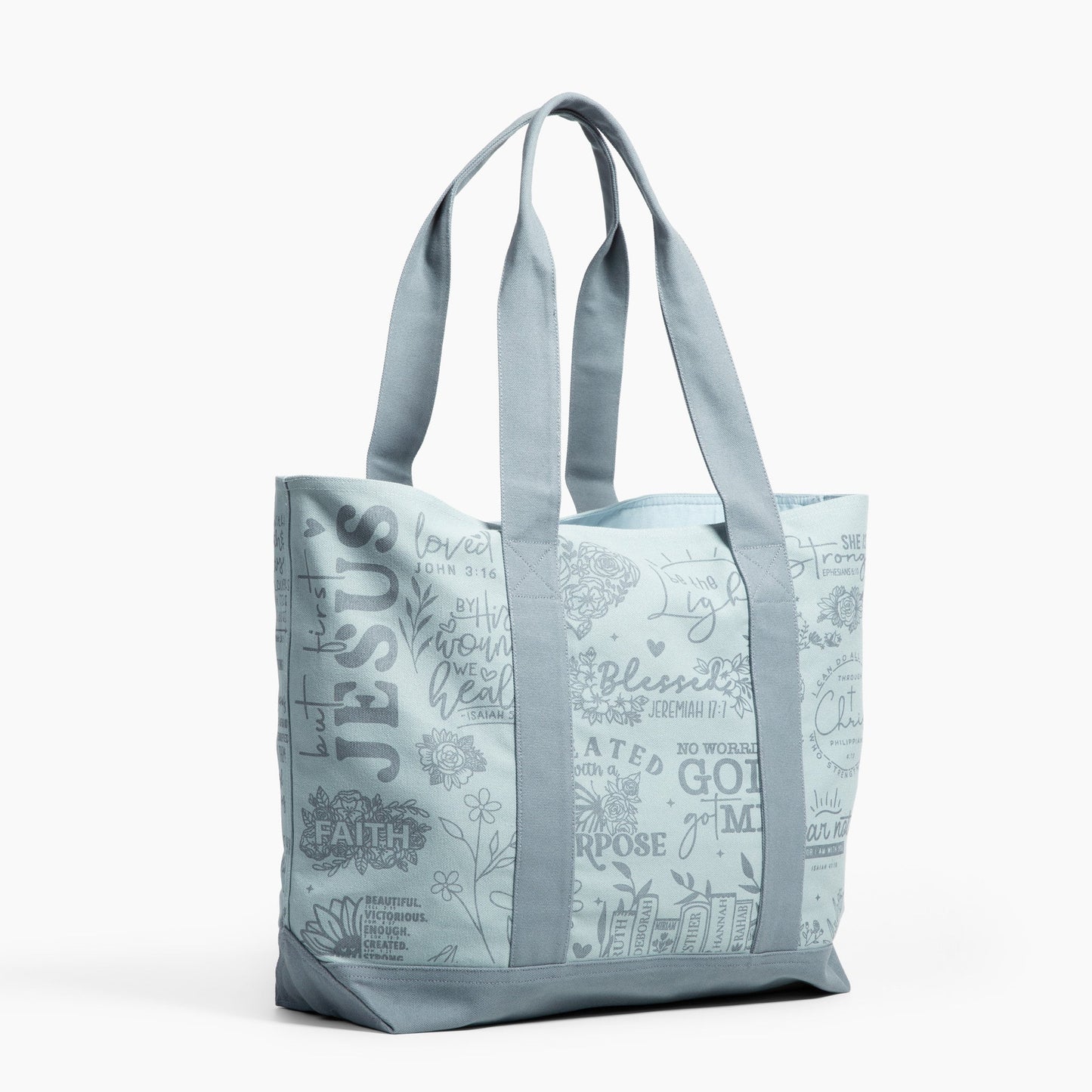 Jesus All Over Print Canvas Tote Bag