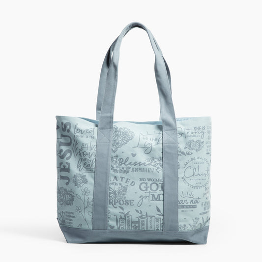 Jesus All Over Print Canvas Tote Bag