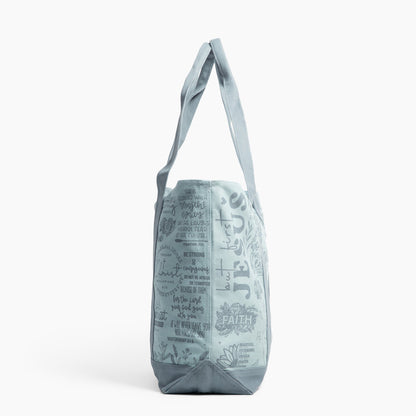 Jesus All Over Print Canvas Tote Bag