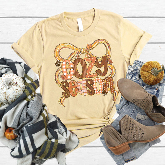 Cozy Season Bow Tee