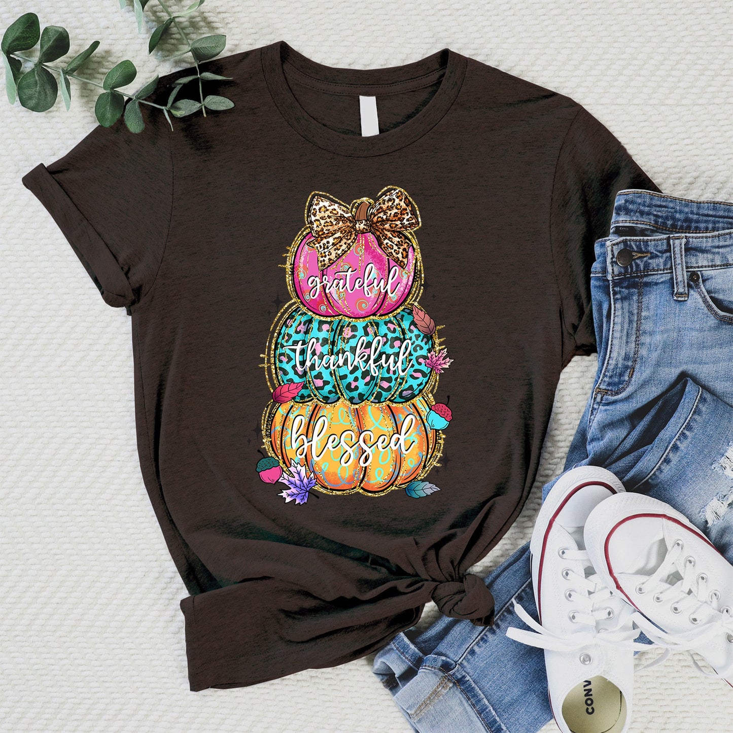 Grateful Thankful Blessed Tee