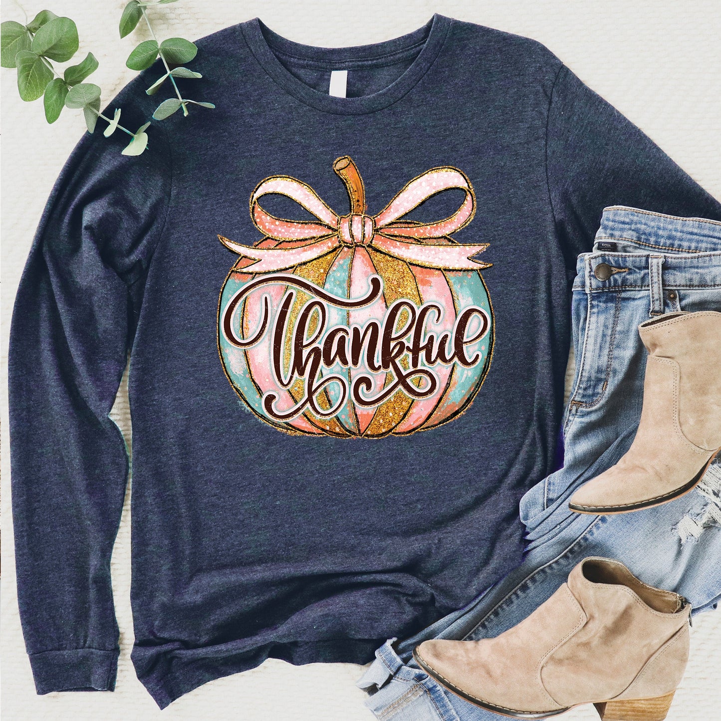 Pumpkin Thankful Long Sleeve
