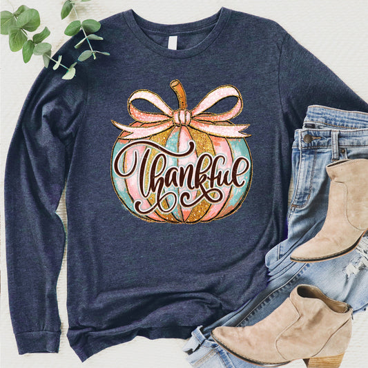 Pumpkin Thankful Long Sleeve