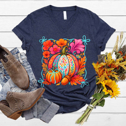 Pumpkins V-Neck